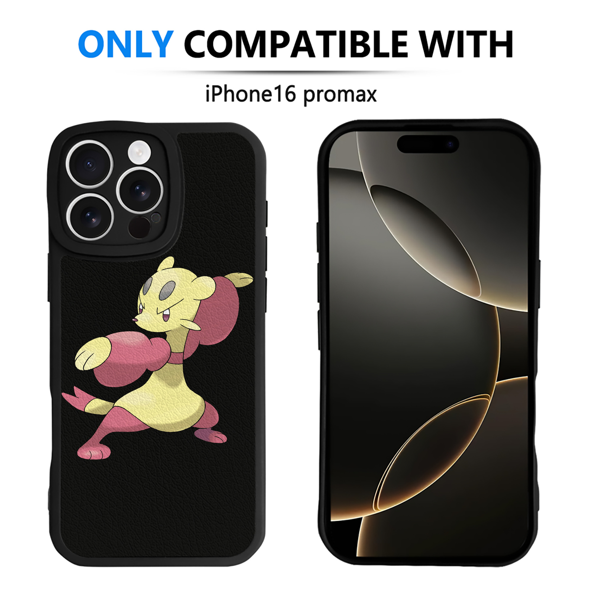 （画像用） ポケットモンスター Pokémon 【iPhone 16シリーズ対応】シリコンスマホケース（レザー調） 材質：シリコン